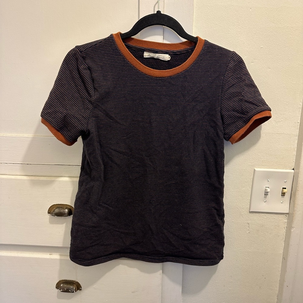 Roolee thick striped T-shirt